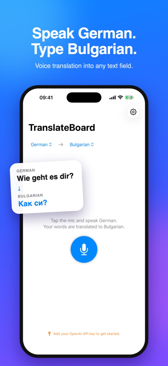 TranslateBoard screenshot